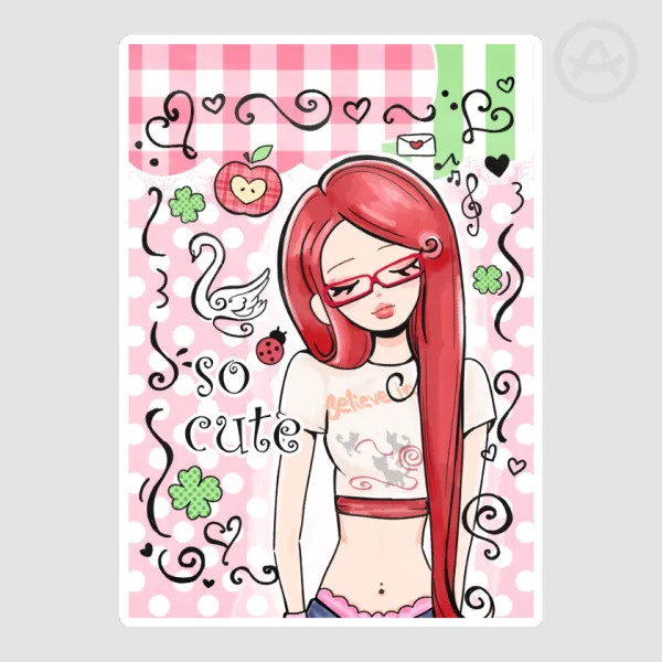 yves cute sticker