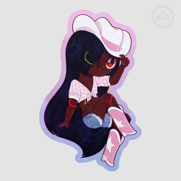 Cowboy Robbie Sticker