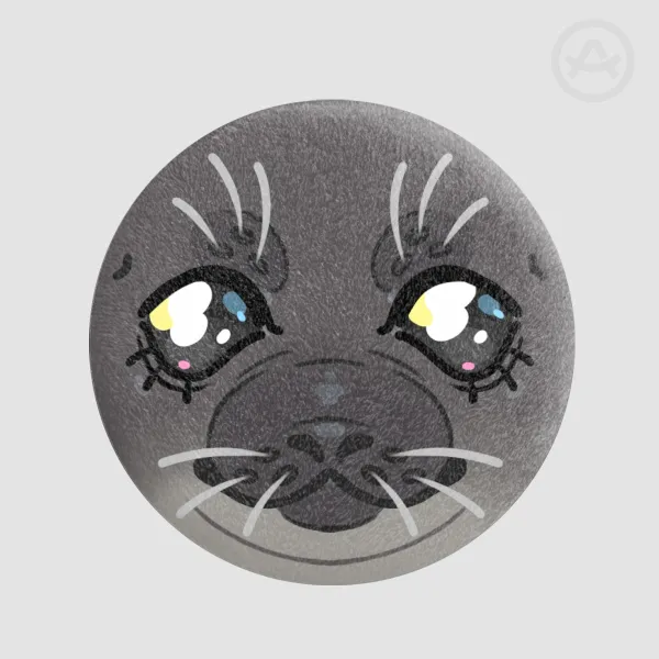 Soft Mochi Seal Pin