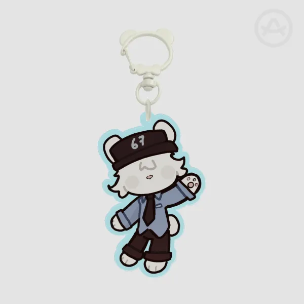Agent 67 QSMP keychain