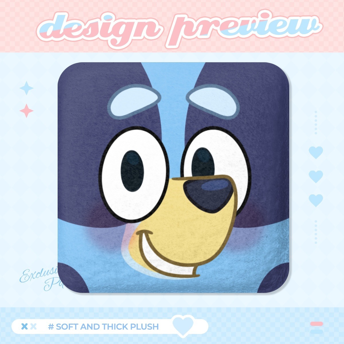 Bluey || Bluey Plush Badge