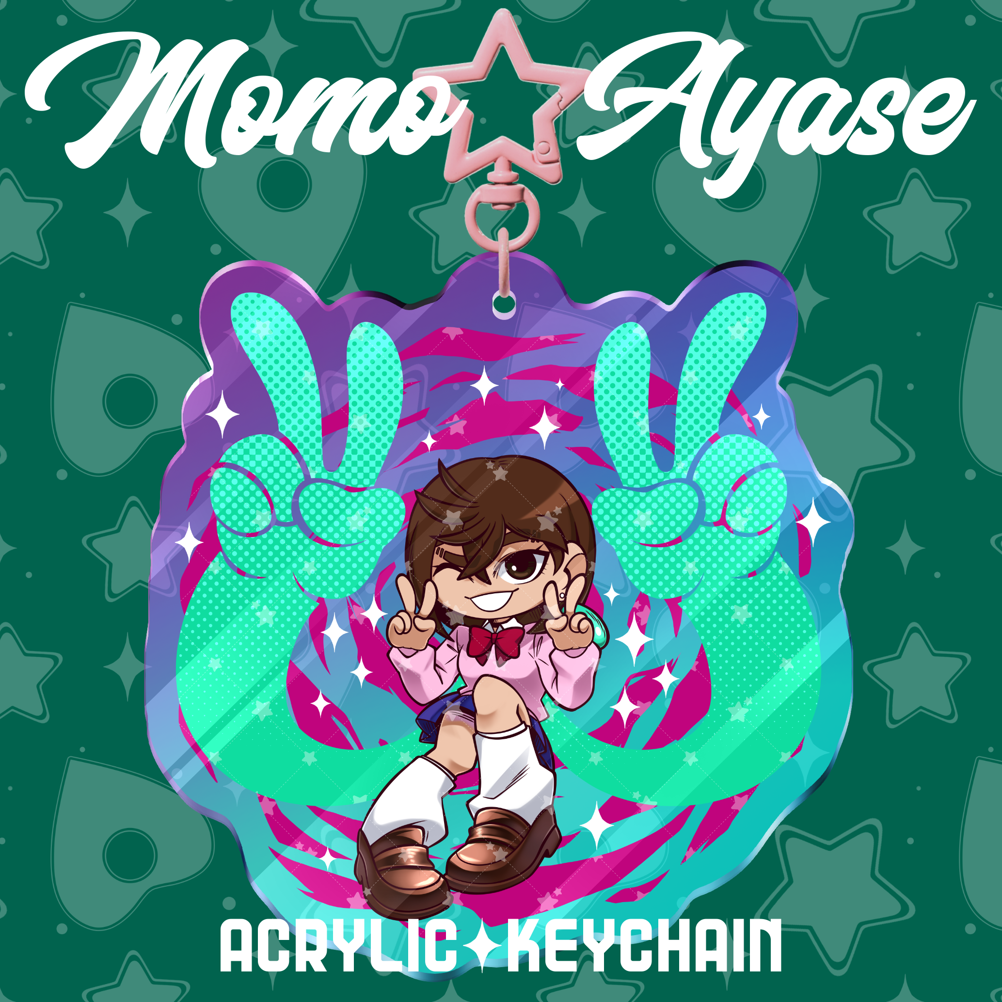 Momo Ayase Acrylic Keychain