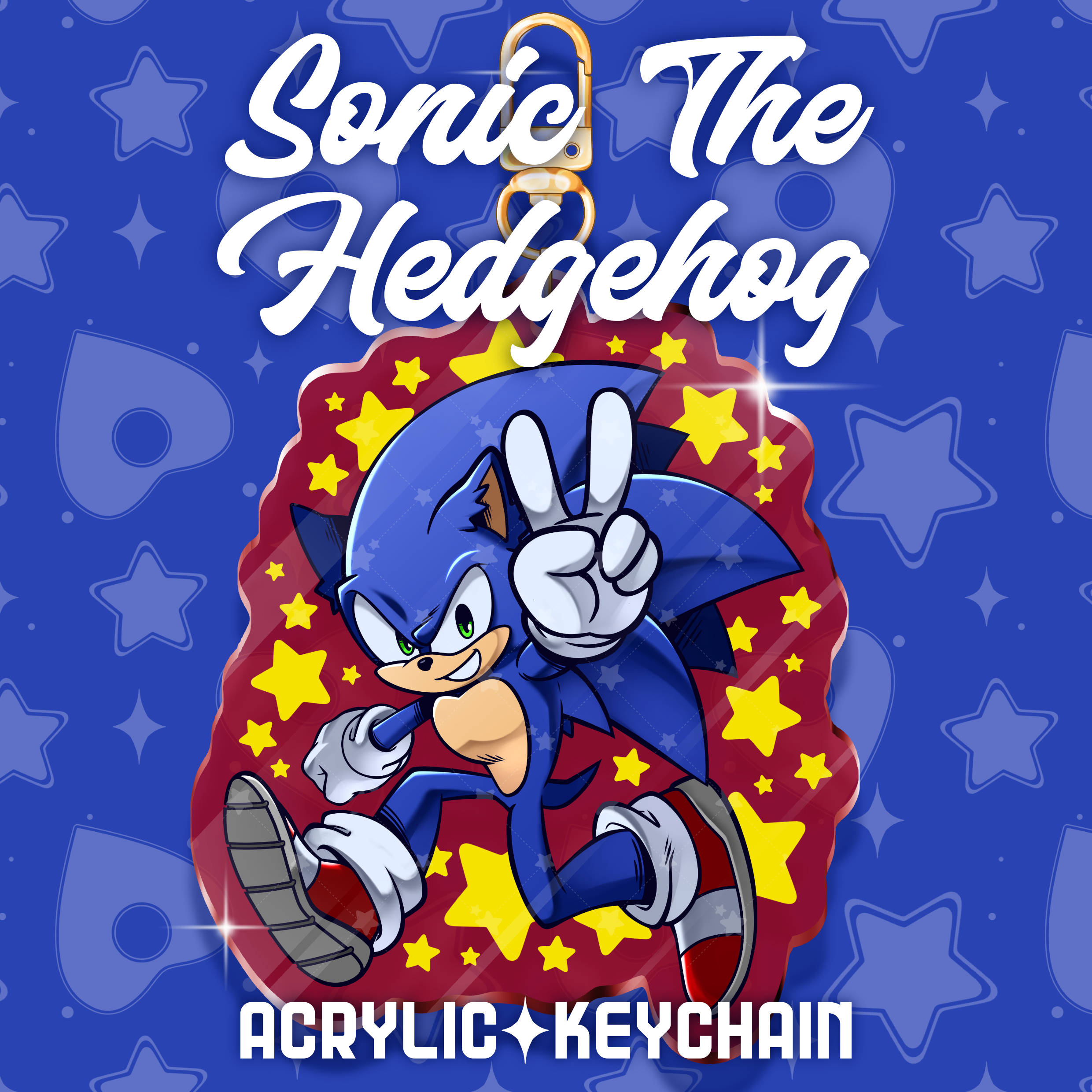 Sonic the Hedgehog Acrylic Keychain
