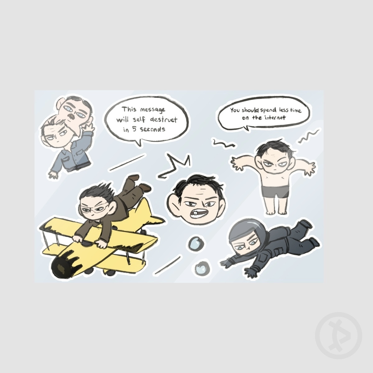 Mission Impossible 8 Stickers Sheet