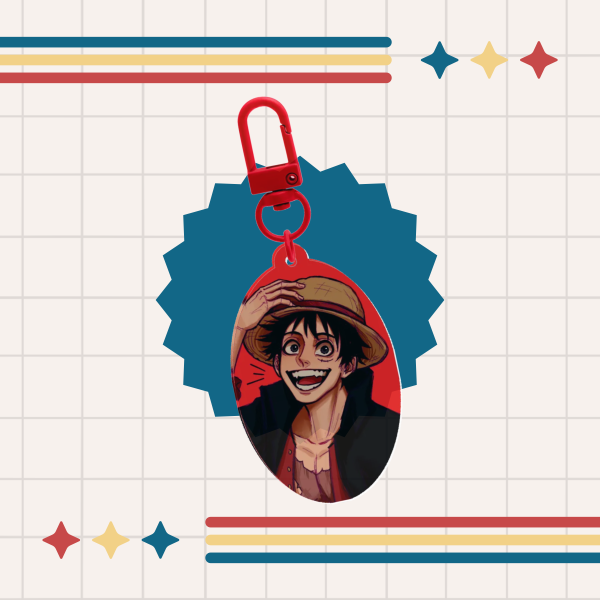 Onigashima Luffy Acrylic Keychain