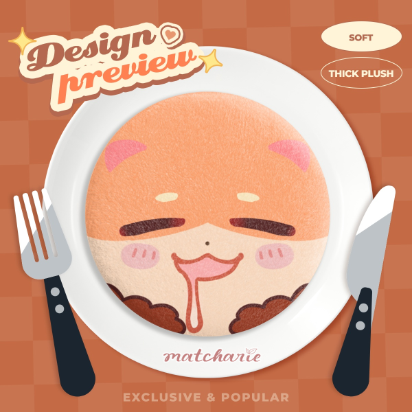 PLUSH BADGE FIG STEW [FANMADE MERCHANDISE]