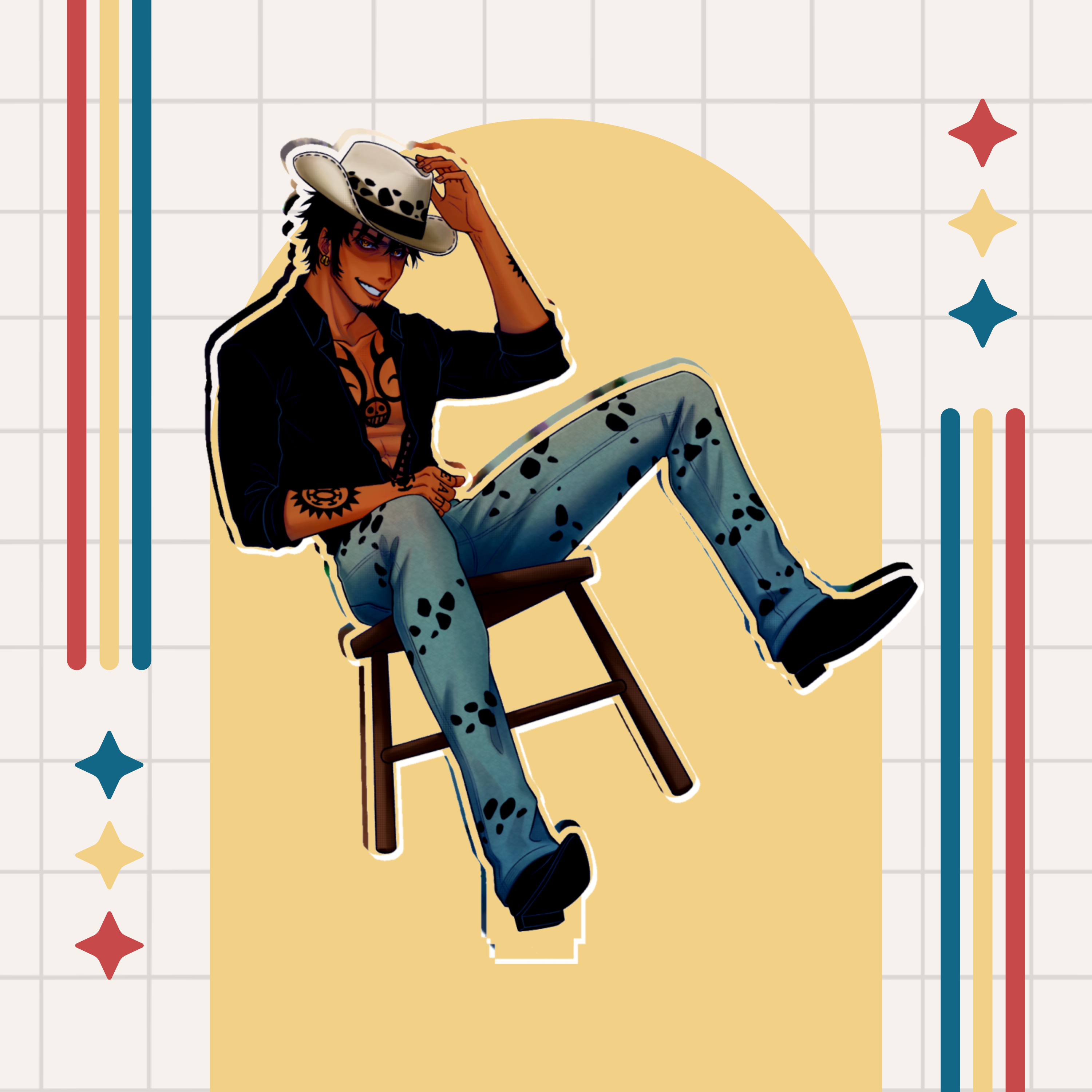Cowboy Law Acrylic Standee
