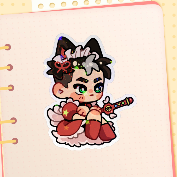 RED HOOD magical girl Stickers