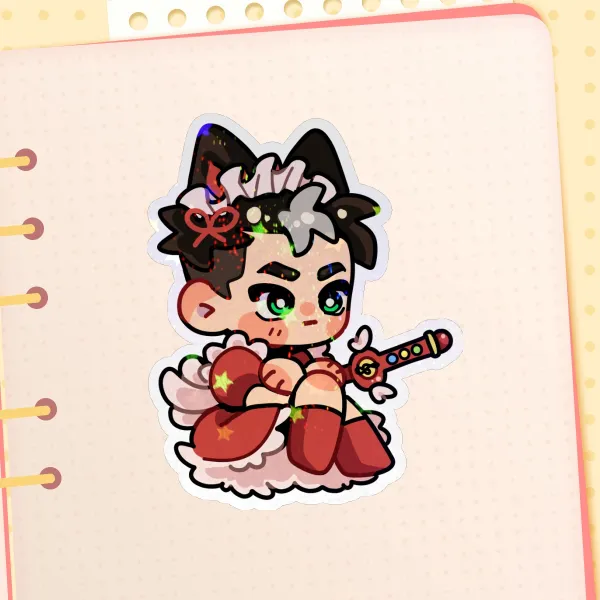 RED HOOD magical girl Stickers