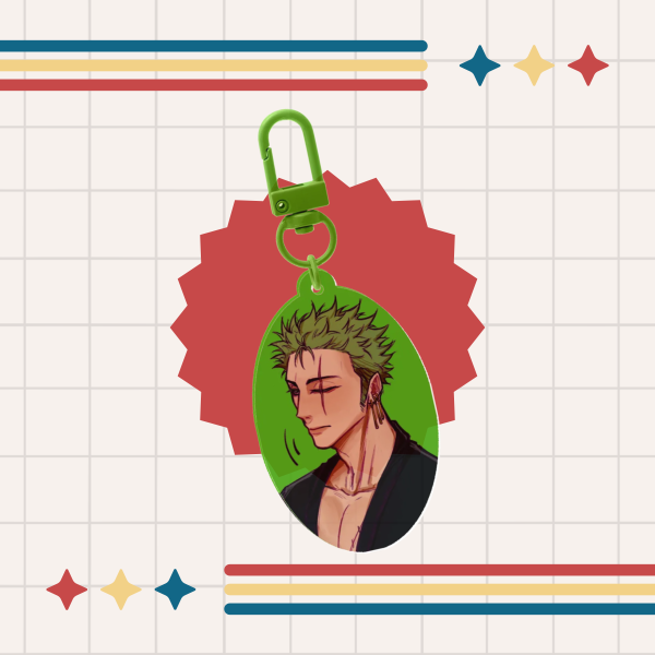 Onigashima Zoro Acrylic Keychain