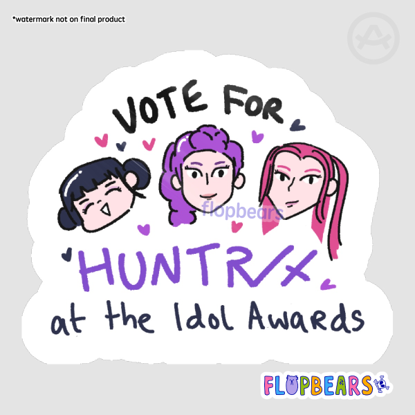 vote for HUNTRIX - KPOP DEMON HUNTERS | sticker