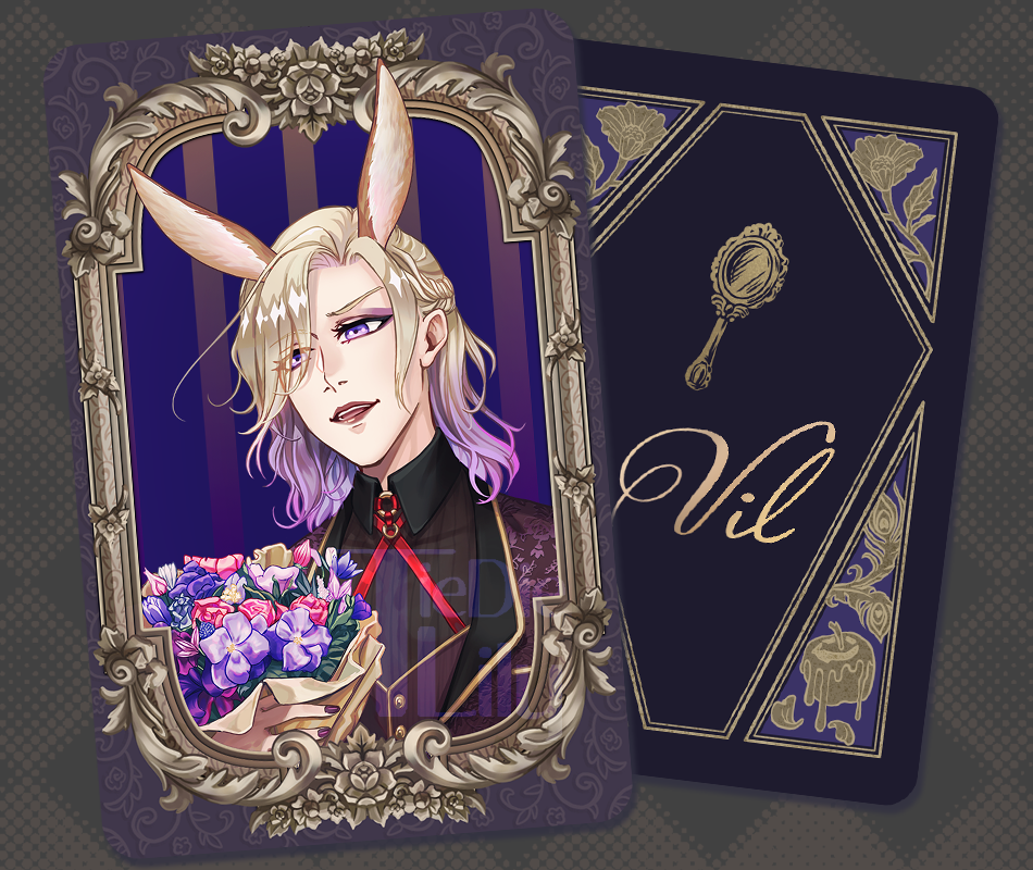 ✨ Magical Bunny ✨ Vil Photocard || Twisted Wonderland