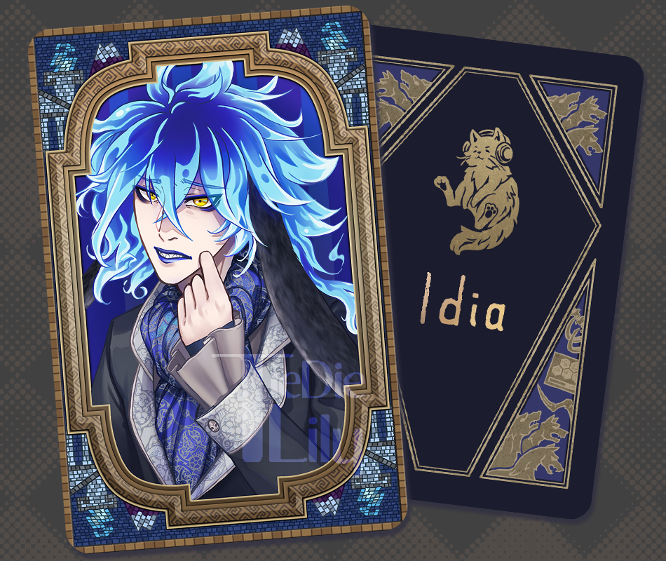 ✨ Magical Bunny ✨ Idia Photocard || Twisted Wonderland