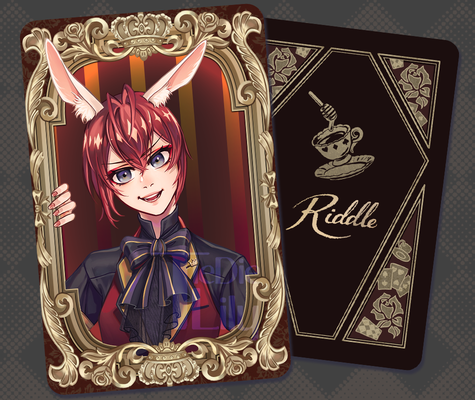 ✨ Magical Bunny ✨ Riddle Photocard || Twisted Wonderland