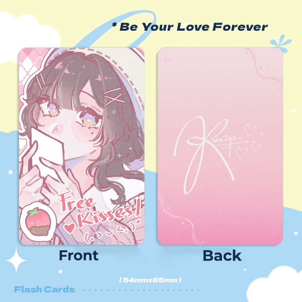 Kura Holographic Photocards | Free Kisses ver.
