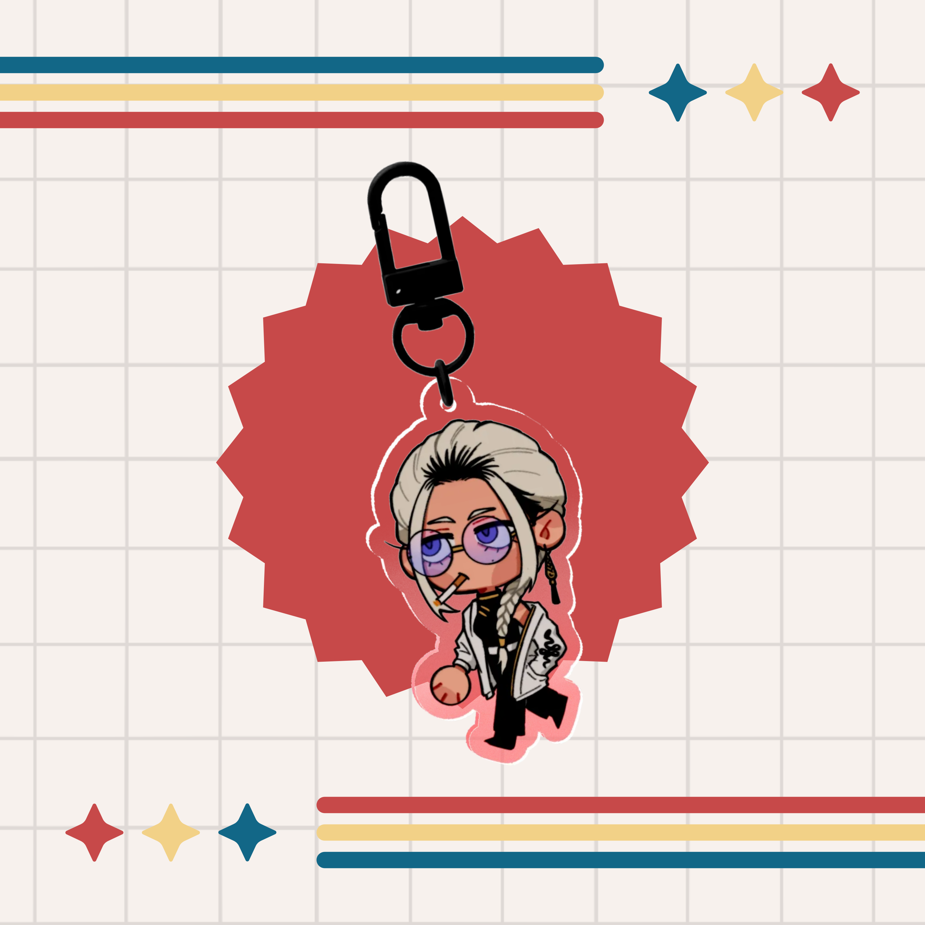Tao Acrylic Keychain