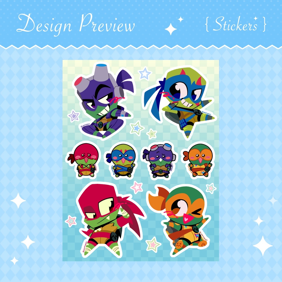 ROTTMNT  Sticker Sheet
