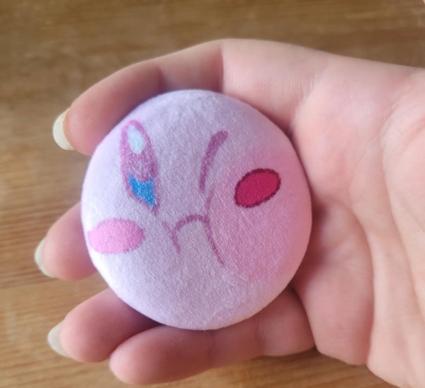 Kirby Plush Badge