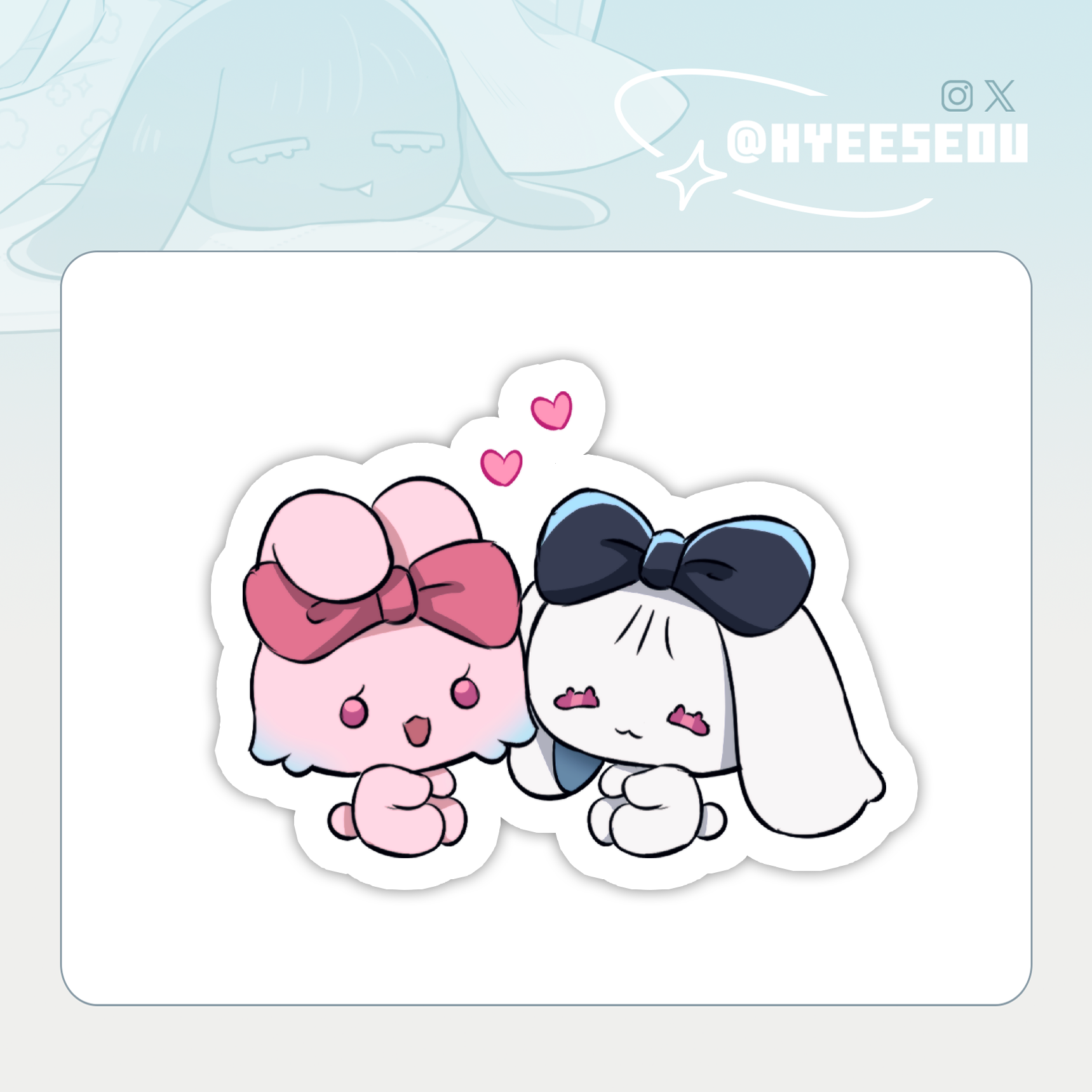 [ MiziSua ] Bunny Sticker
