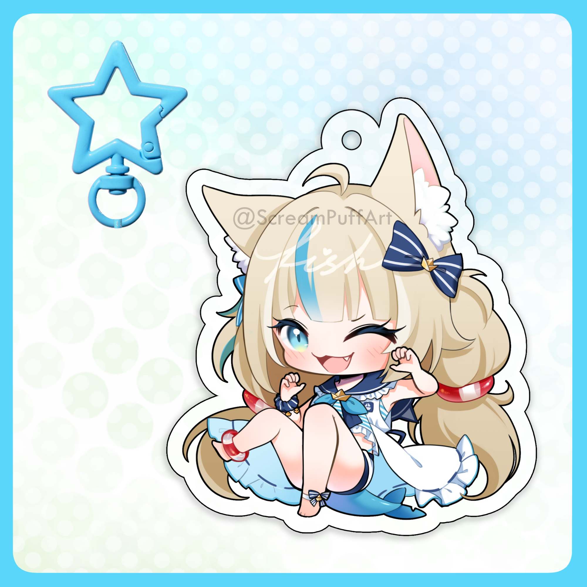Sameko Saba Keychain
