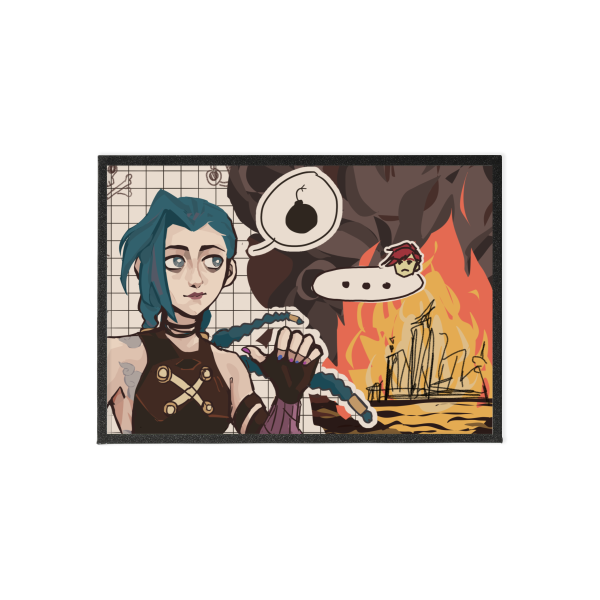 JINX - Sand Black Artboard 4.13"x5.83"