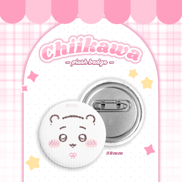 Chiikawa Plush Badge