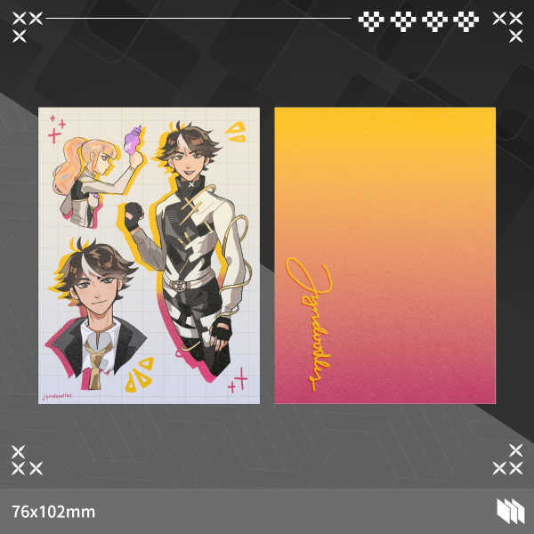 LIN LING & MOON Print - 2.99"x4.02" Pearl Paper Photocard