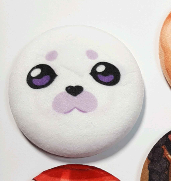 Seal Plush Badges - 2.28"(58mm)