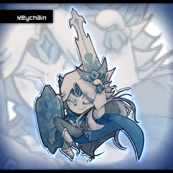 Lil blue sucker | Acrylic Keychain