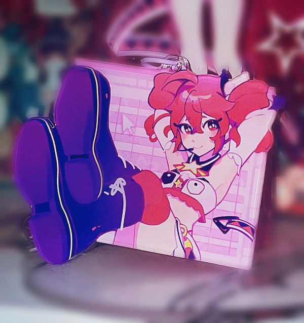 Kasane Teto MuseDash style Acrylic Keychain