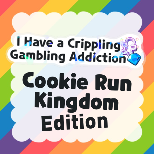 Cookie Run Kingdom Gambling Addiction Die Cut Stickers