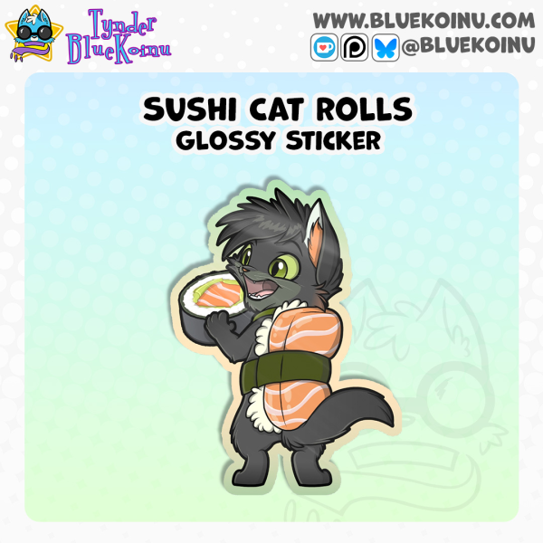 Sushi Cat Rolls | Sticker