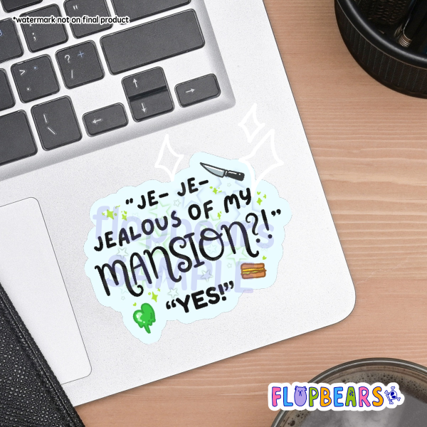 Katseye "JEALOUS OF MY MANSION?!" Gnarly lyrics | sticker