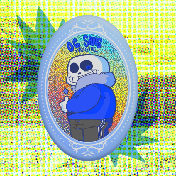sans fangirl badge