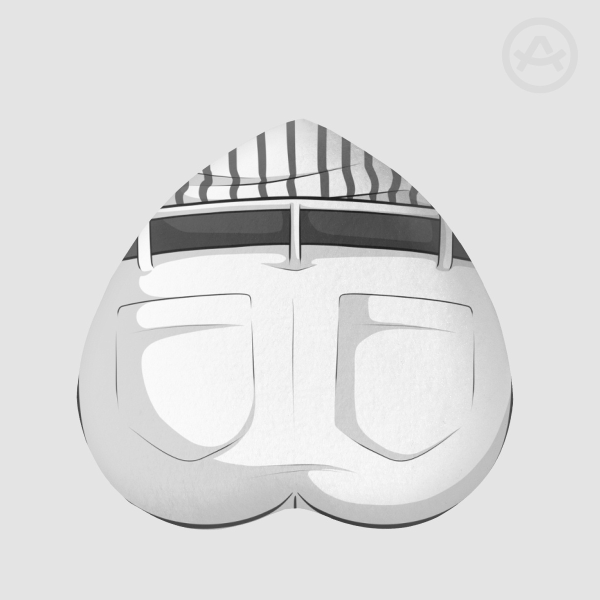 The Batter Butt Squish Badge