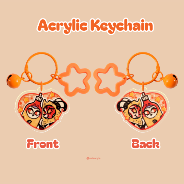 ✩ Stolitz Hot Sauce Cheese Acrylic Keychain ✩