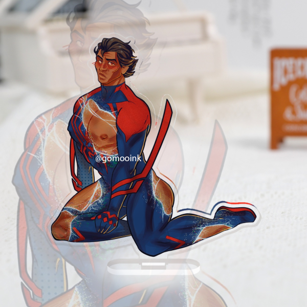 12CM Future Arachnid Guy Baby Girl Clear Acrylic Standee Fan Made Unofficial 