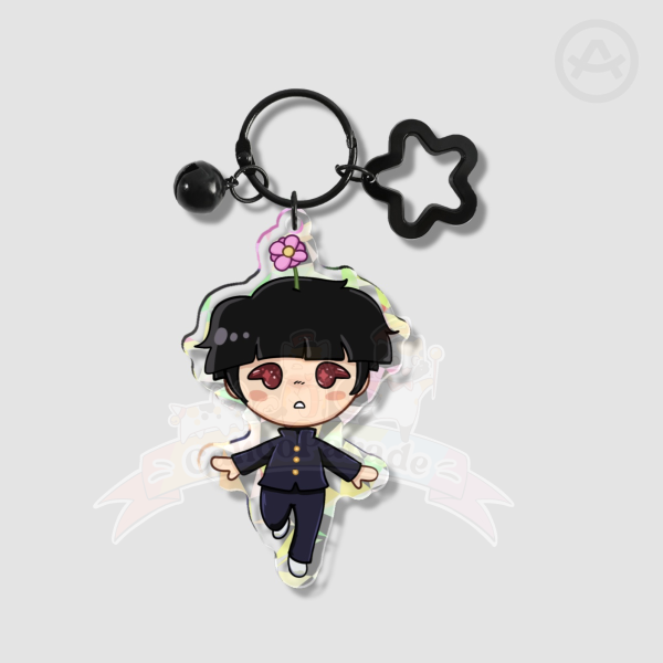 Mob Rainbow Glass Keychain
