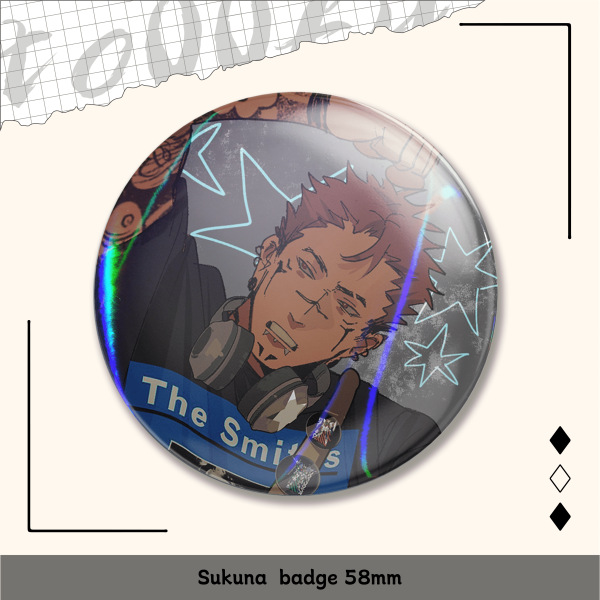 Sukuna Round Badges (Button Pins)
