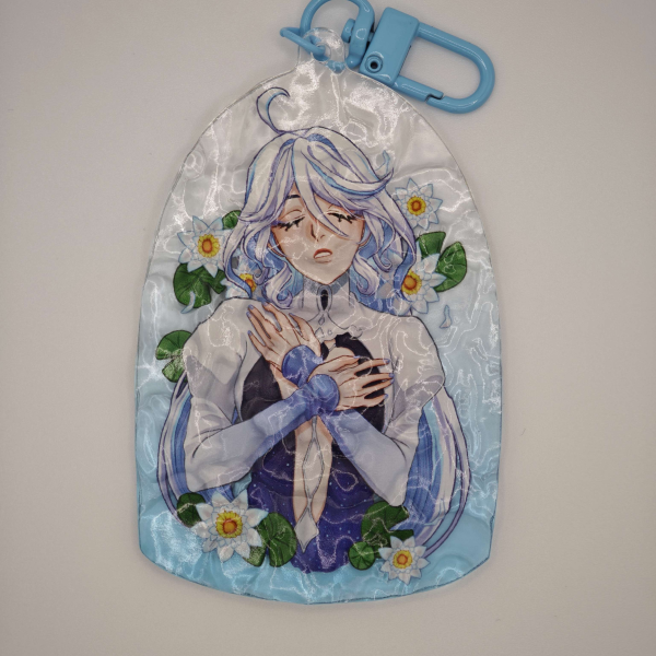 Genshin Impact Focalors Rippled Keychain