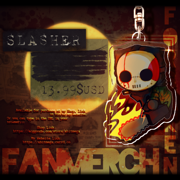 Slasher | Roblox Forsaken | Acrylic Keychains