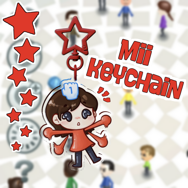 Mii Acrylic Keychain