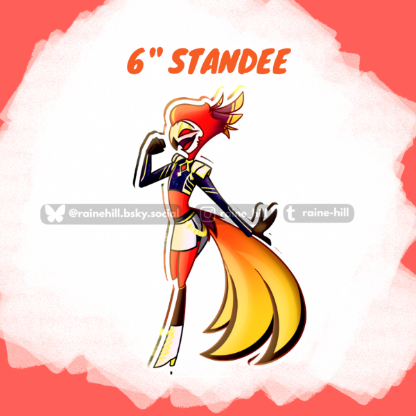 [Standee] Huntrx Vassago | Helluva Boss x Kpop Demon Hunters