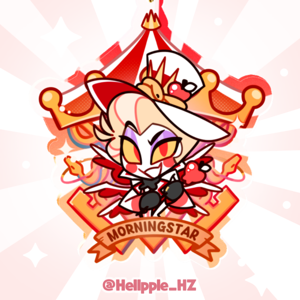 Hazbin Hotel Lucifer Acrylic Keychain