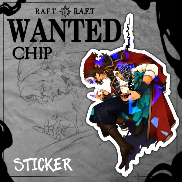 CHIP || Sticker (Broken Glass Effect)