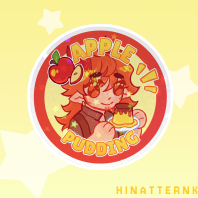 Apple Pudding Sticker