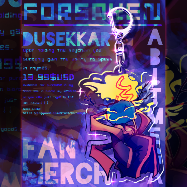 Dusekkar | Roblox Forsaken | Acrylic Keychain