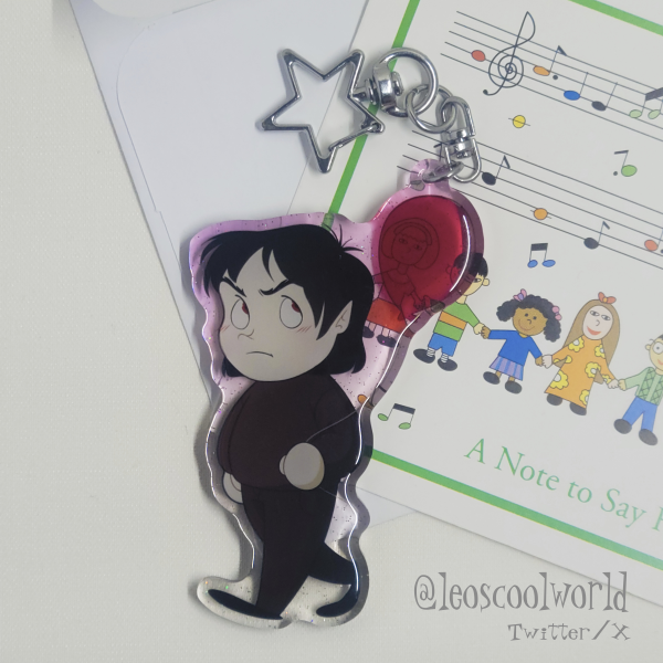 Damien Thorn (Balloon) South Park Keychain