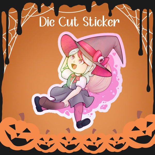 Little Witch | Die Cut Sticker