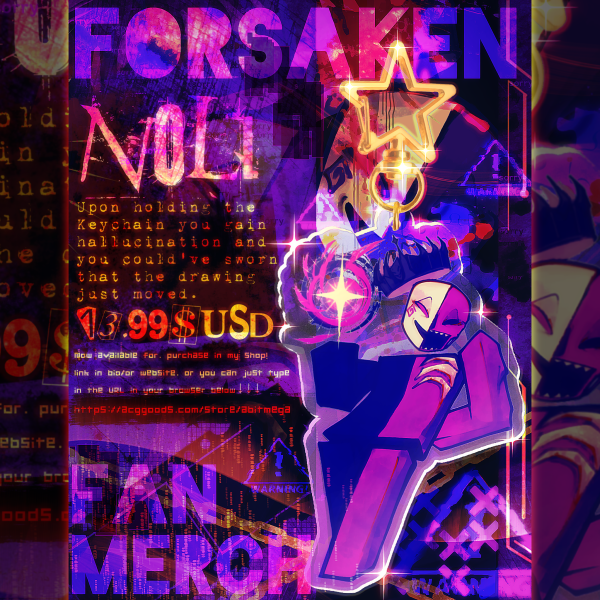 Noli | Roblox Forsaken | Acrylic Keychain